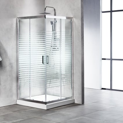 Καμπίνα Τετράγωνη Σεριγραφία New Line 80x80 cm